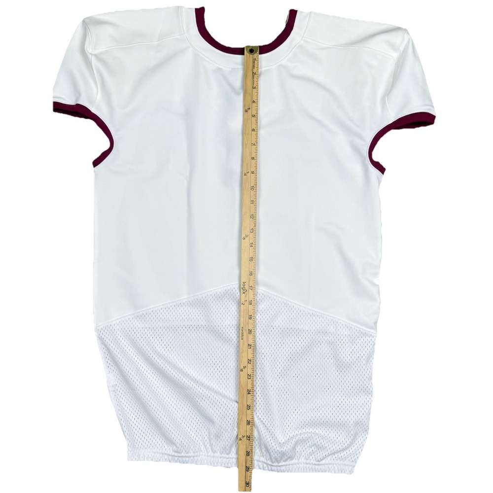 Nike Team Vapor Untouchable Jersey Men's XL White Maroon Vented AO4800 NWT - Picture 10 of 12